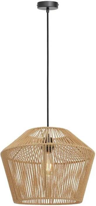 Light & Living Hanglamp Caspian Bruin|Zwart Ø40cm