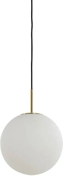 Light & Living Hanglamp Medina Wit Glas Ø25cm