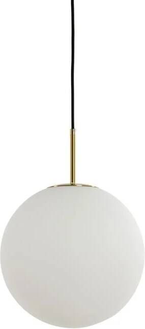 Light & Living Hanglamp Medina Wit Glas Ø30cm