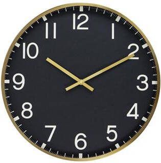 Light & Living Light&living Klok Ø40 cm TORRIA zwart+goud