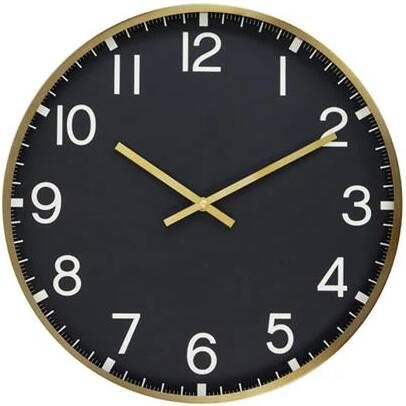 Light & Living Light&living Klok Ø53 cm TORRIA zwart+goud