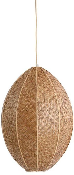 Light & Living Light&living Hanglamp Ø38x51 cm MILATOS webbing bruin