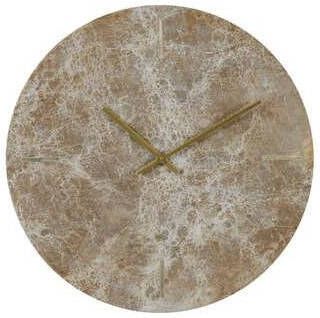 Light & Living Light&living Klok Ø43 cm MORENO marmer bruin