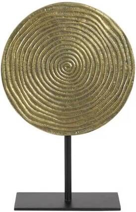 Light & Living Light&living Ornament op voet 25x10x39 cm RAWAS ruw a brons cirkel-...