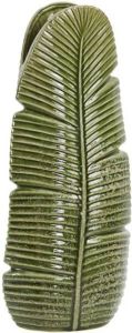 Light & Living Light&living Vaas 16x10x38 5 cm LOU keramiek groen