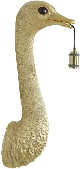 Light & Living Light&living Wandlamp 25x19x72 cm OSTRICH goud