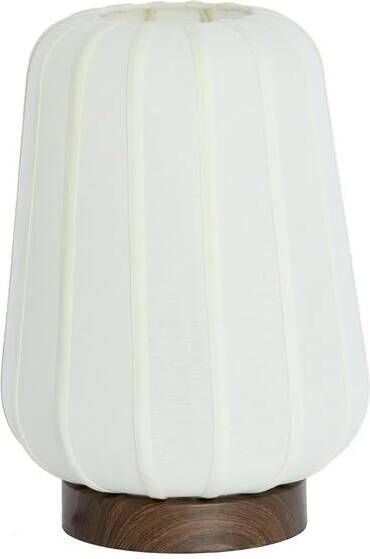 Light & Living Tafellamp Bibury Wit Ø30cm