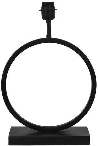 Light & Living Tafellamp Liva|Livigno Zwart|Zwart Ø35x64cm
