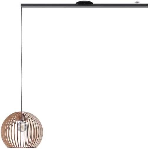 Lightswing Single Ophangsysteem voor één Hanglamp Mat zwart 90cm