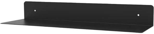 Lisomme Yara metalen wandplank zwart 50 x 15 x 7 cm