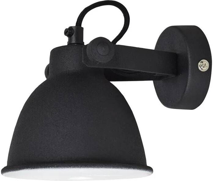 Stoer ingericht Urban interiors industrial 12cm wandlamp zwart