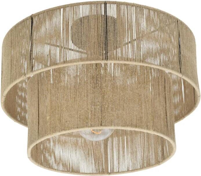 Loft42 Urban Interiors Plafondlamp Diro Jute Ø45