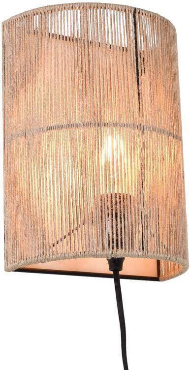 Loft42 Urban Interiors Wandlamp Diro Jute 26x18x11