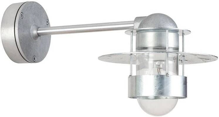 Louis Poulsen Albertslund wandlamp lange arm gegalvaniseerd