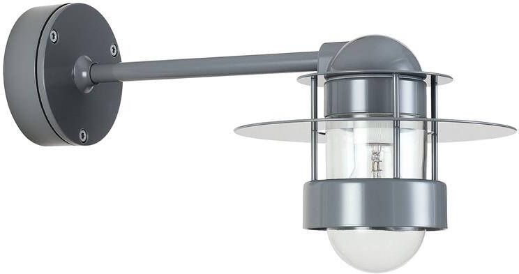 Louis Poulsen Albertslund wandlamp lange arm grijs