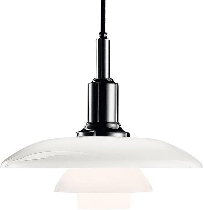 Louis Poulsen PH 3|2 hanglamp Ø28.5 hoogglans verchroomd
