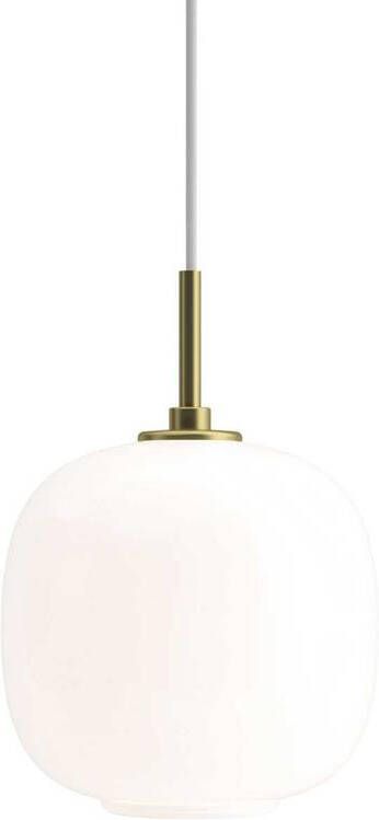 Louis Poulsen VL 45 Radiohus hanglamp Ø175 Brass|Glossy Opal White