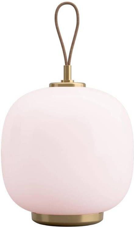 Louis Poulsen VL 45 Radiohus Portable tafellamp Brass|Glossy Pale Rose