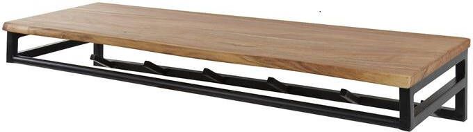 LT-Luce Kapstok Custom 6 Haken Boomstam Hoedenplank 100cm