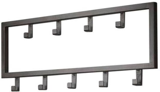 LT-Luce Kapstok Industrial Grijs 9 haken 50cm