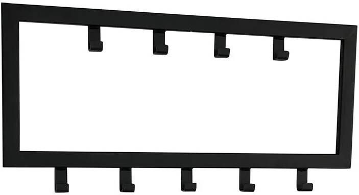 LT-Luce Kapstok Joy Mat Zwart 9 Haken 60cm
