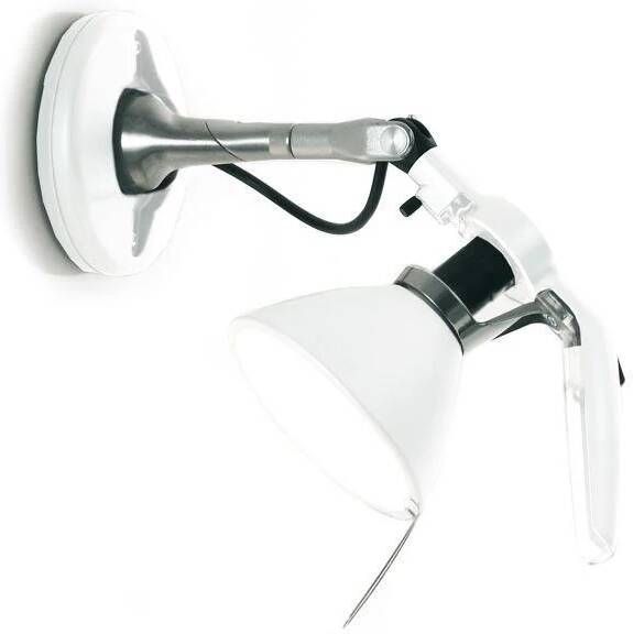 Luceplan Fortebraccio wandlamp 1-arm wit