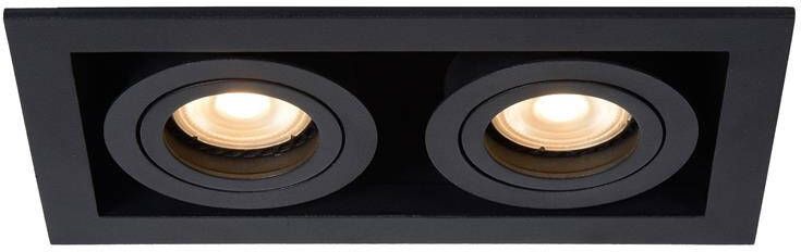 Lucide CHIMNEY Inbouwspot 2xGU10 Zwart
