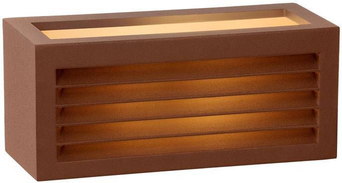 Lucide DIMO Wandlamp 1xE27 Roest bruin