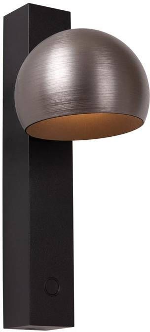 Lucide ESFERA Wandlamp Grijs ijzer