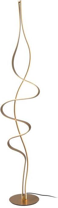 Lucide LAMBADA Vloerlamp Mat Goud | Messing