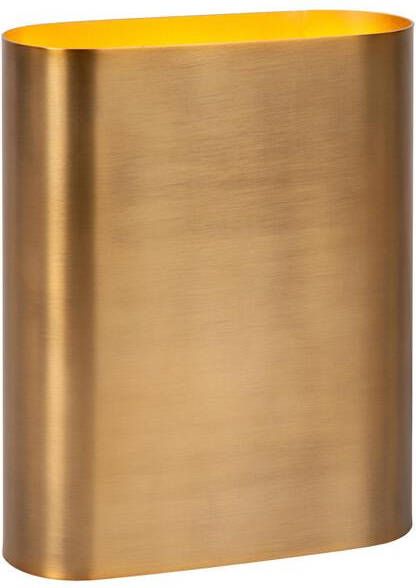 Lucide OVALIS Wandlamp Mat Goud | Messing