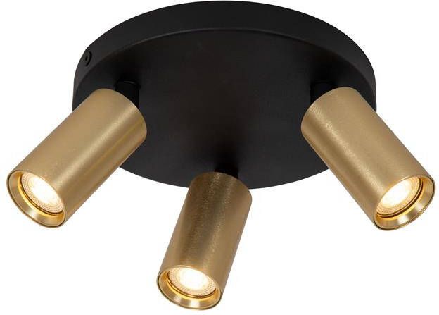 Lucide RITMO Plafondspot Mat Goud | Messing