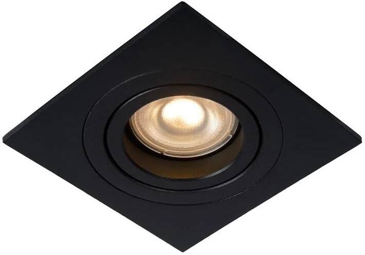 Lucide TUBE Inbouwspot 1xGU10 Zwart