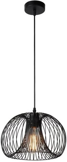 Lucide VINTI Hanglamp Ø 30 cm 1xE27 Zwart