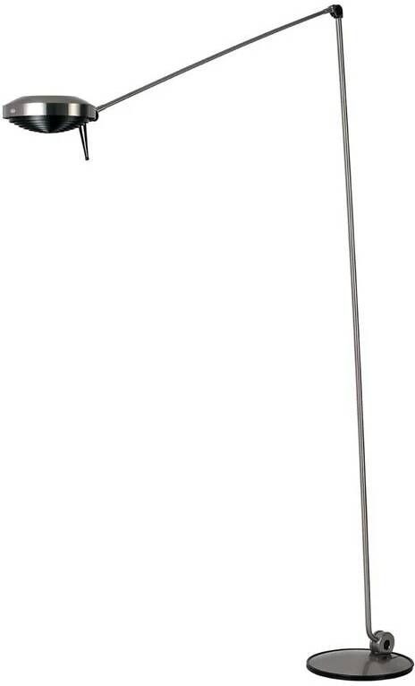 Lumina Elle 2 vloerlamp LED geborsteld nikkel