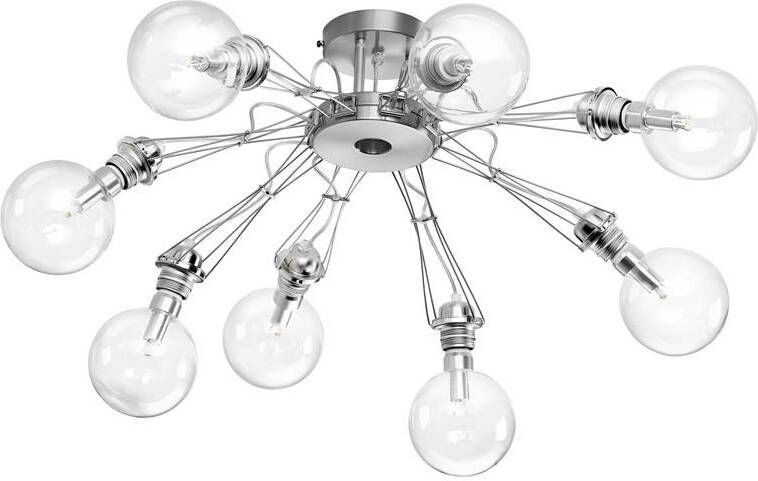 Lumina Matrix Otto P plafondlamp Ø82 nikkel