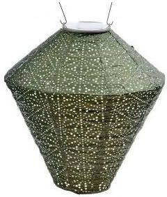LUMIZ Solar tuinverlichting Sashiko Diamond 28 cm Licht Groen