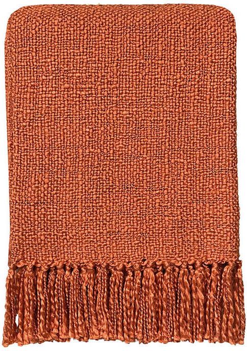 Malagoon Solid Plaid 125 x 150 cm Spicy Oranje