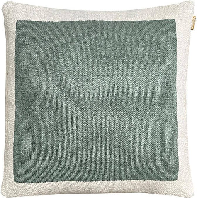 Malagoon Solid Poster Sierkussen 50 x 50 cm Saliegroen