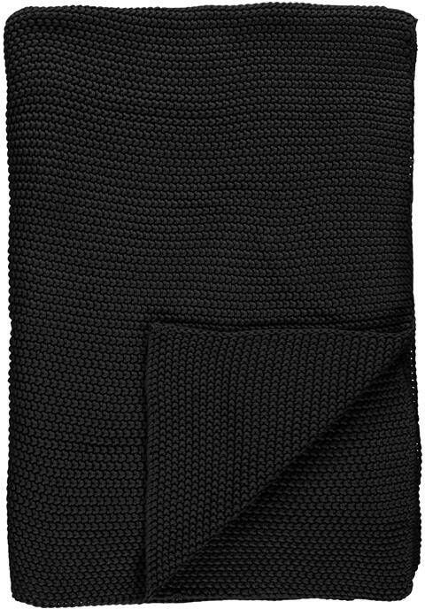 Marc O&apos;Polo Nordic Knit Plaid 130 x 170 cm Zwart