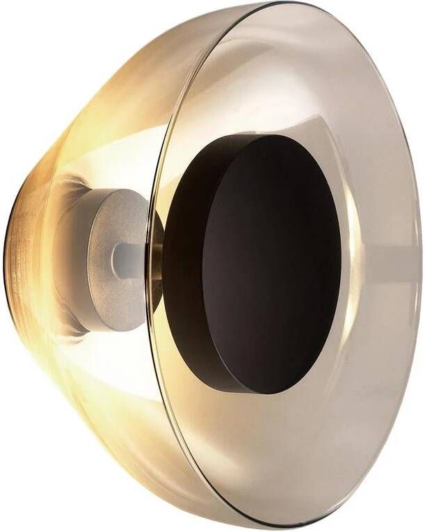 Marset Aura wandlamp LED Ø18 transparant smoked