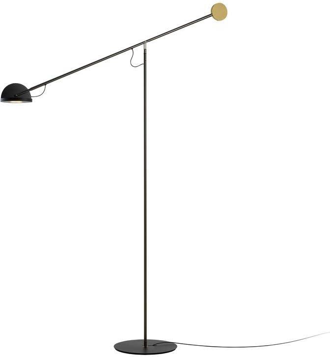 Marset Copérnica P vloerlamp grafiet-goud-zwart