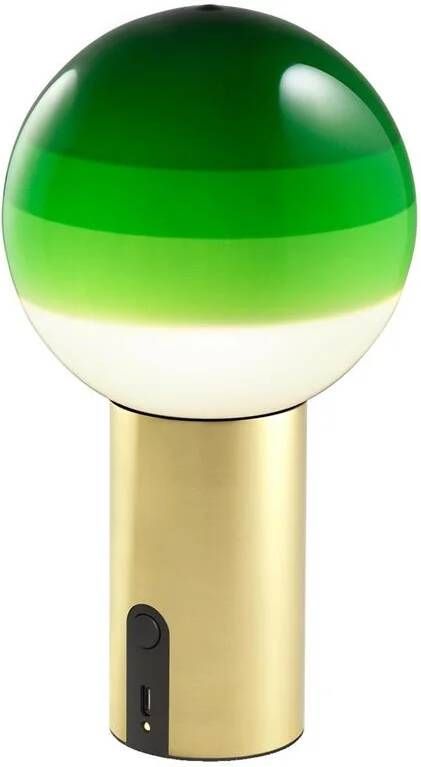 Marset Dipping Light tafellamp LED oplaadbaar groen