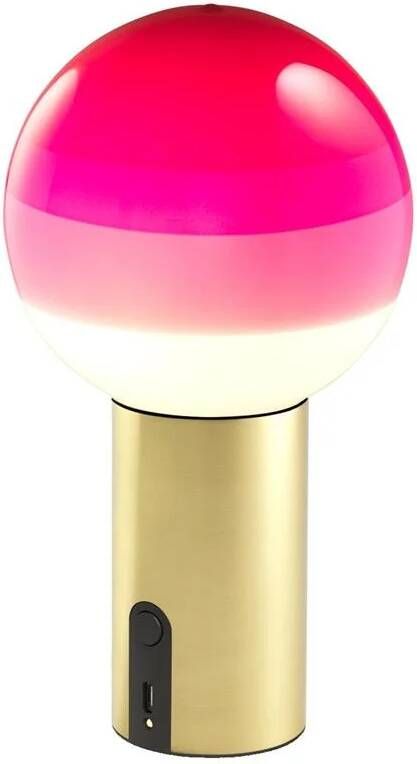 Marset Dipping Light tafellamp LED oplaadbaar roze