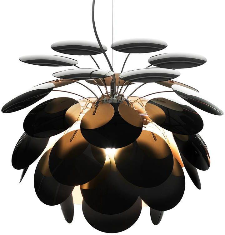 Marset Discocó hanglamp Ø132 zwart-goud