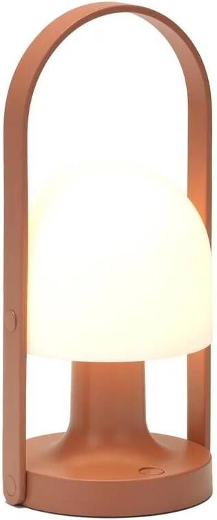 Marset FollowMe tafellamp LED oplaadbaar terracotta