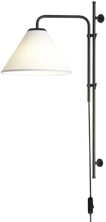 Marset Funiculí A Fabric wandlamp zwart-wit