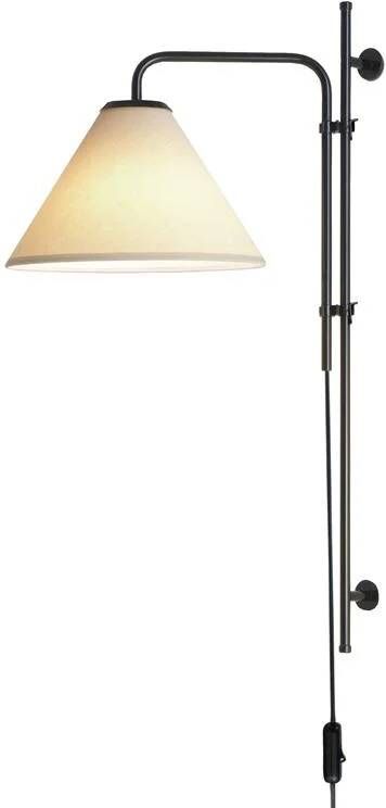 Marset Funiculí A Fabric wandlamp zwart-zand