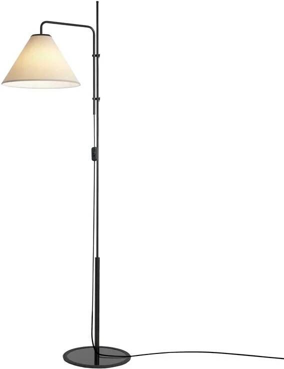 Marset Funiculí Fabric vloerlamp zwart-zand