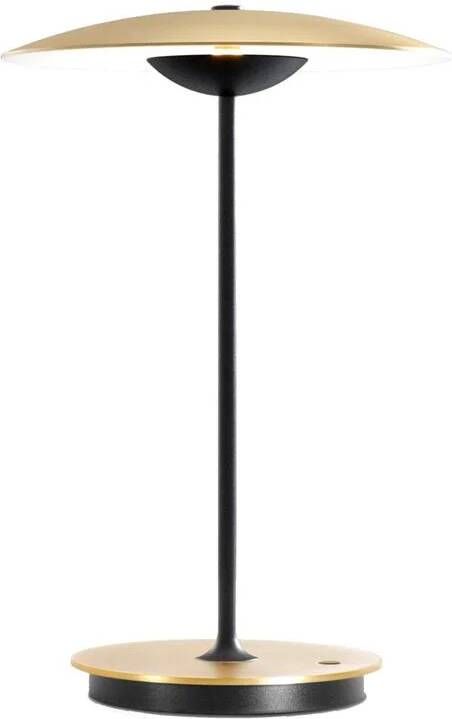 Marset Ginger 20 M tafellamp LED oplaadbaar messing|wit